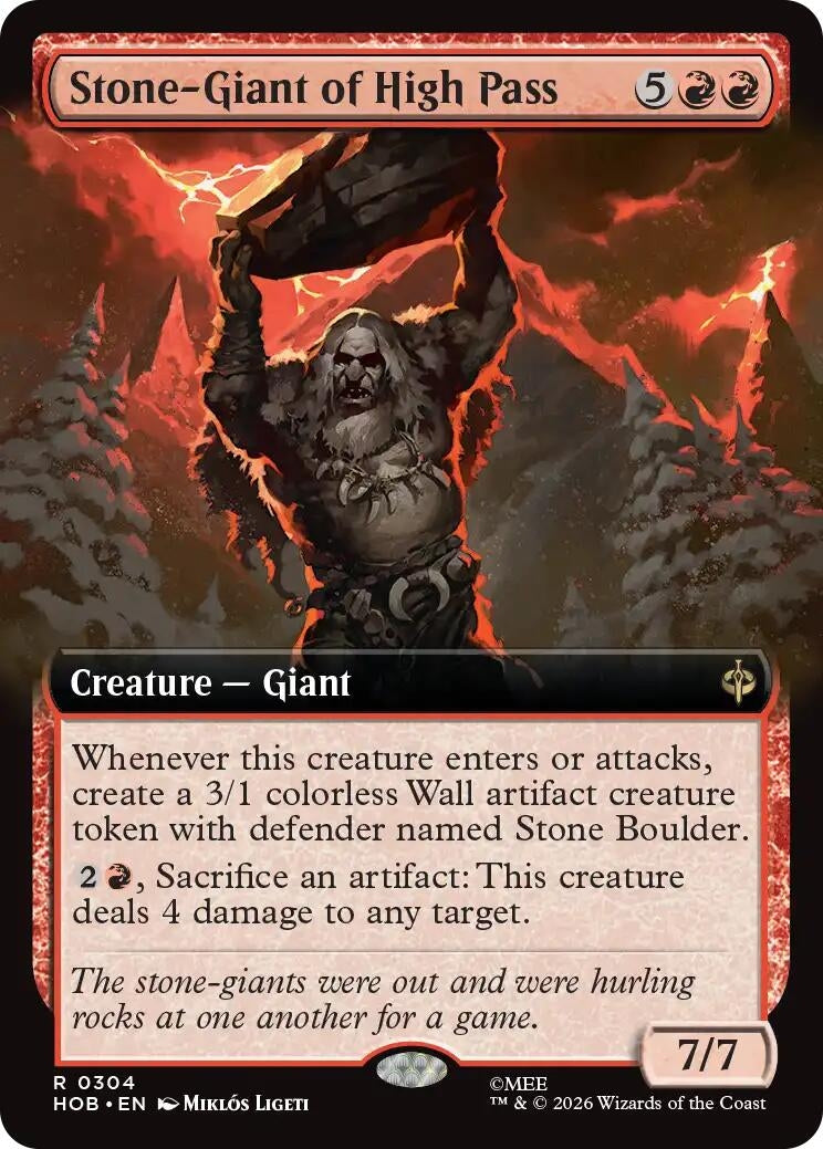 Stone-Giant of High Pass (Extended Art) (304) (HOB)