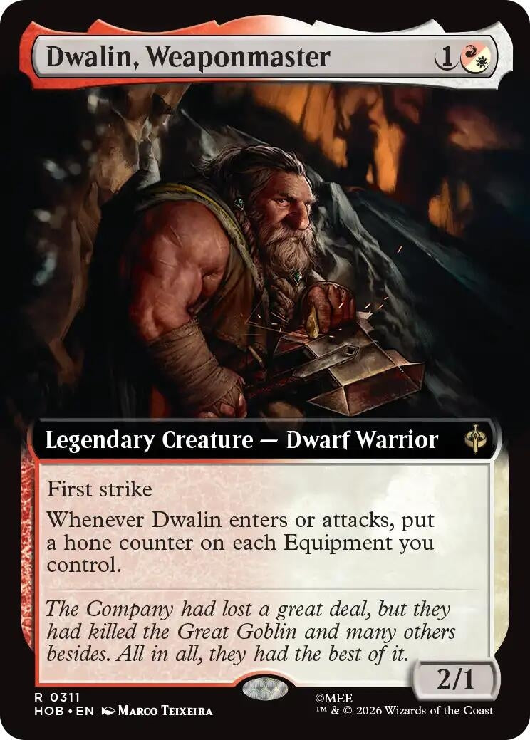 Dwalin, Weaponmaster (Extended Art) (311) (HOB)