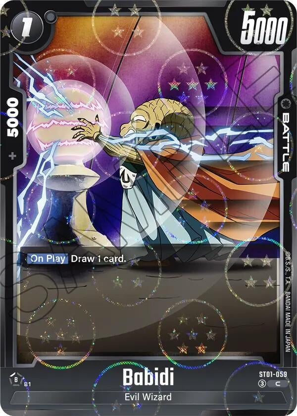 Babidi - ST01-059 (Dragon Ball Pattern) (ST01-059) (ST01)