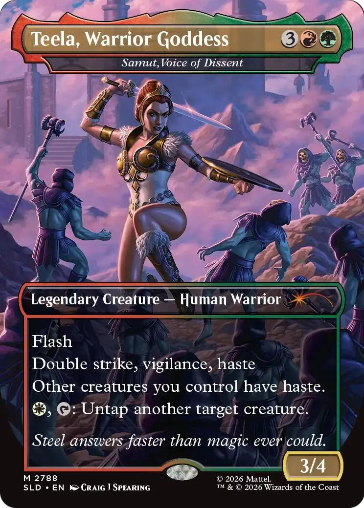 Teela, Warrior Goddess - Samut, Voice of Dissent (2788) (SLD)