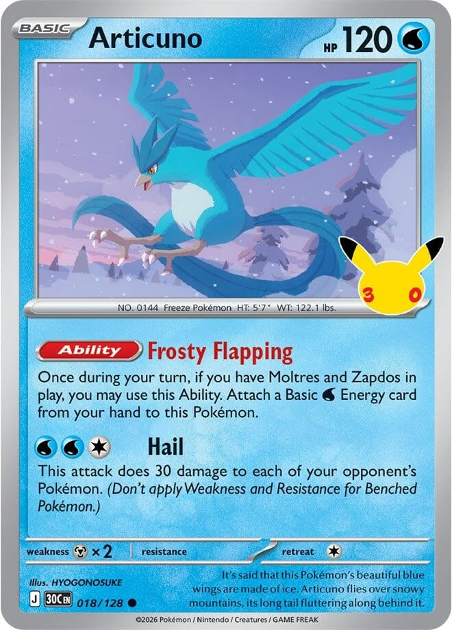Articuno (018/128) (30C)