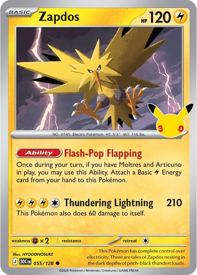 Zapdos (055/128) (30C)