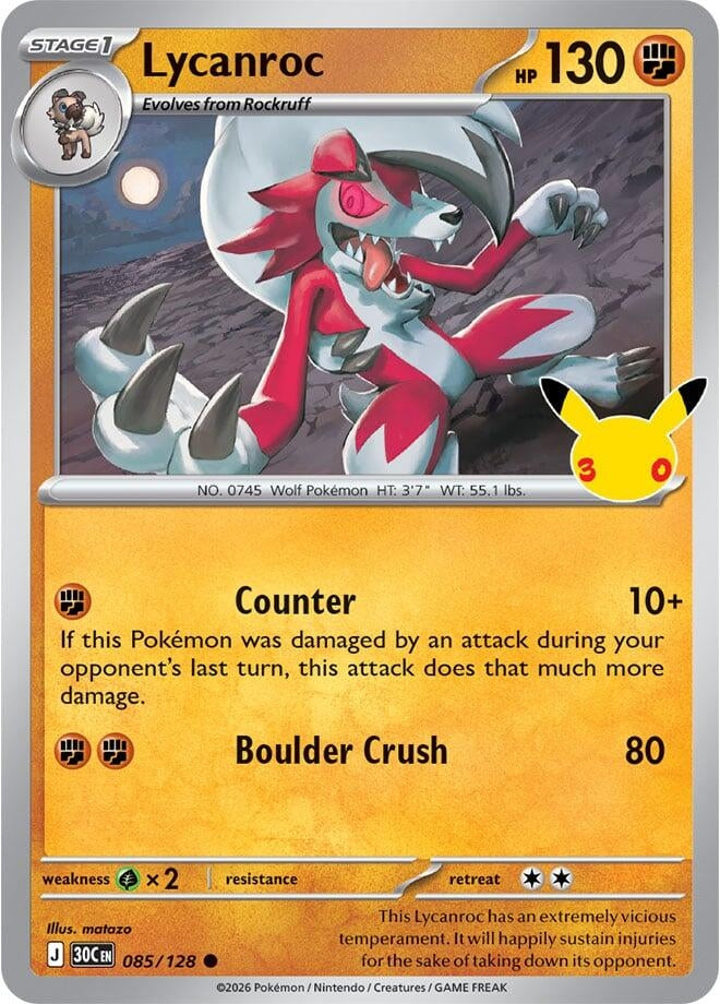 Lycanroc (085/128) (30C)