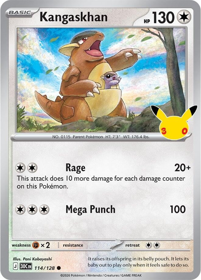 Kangaskhan (114/128) (30C)