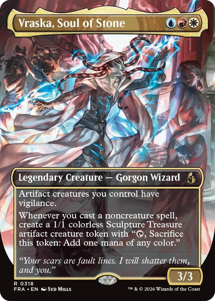 Vraska, Soul of Stone (Borderless) (318) (FRA)