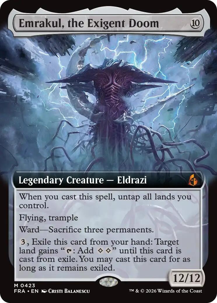 Emrakul, the Exigent Doom (Extended Art) (423) (FRA)