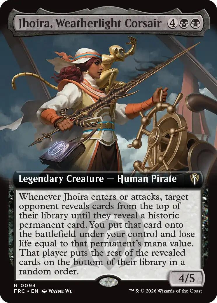 Jhoira, Weatherlight Corsair (Extended Art) (93) (FRC)