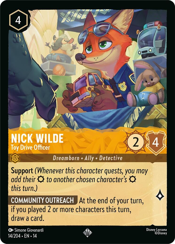 Nick Wilde - Toy Drive Officer (14/204) (14)