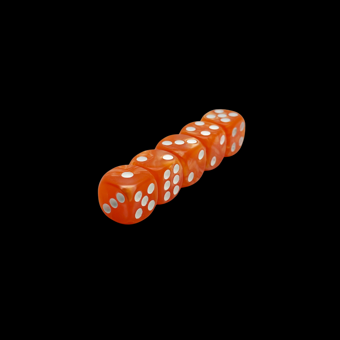Pack of 5X 16mm Dice Round Edges Choose Colors