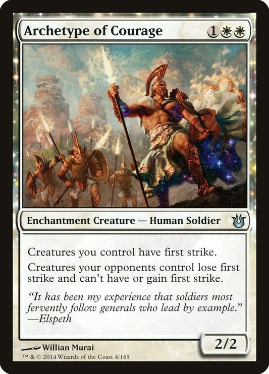 Archetype of Courage (4) (Born of the Gods) (BNG)
