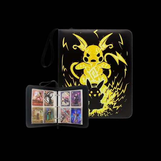 Pokemon 50x Pages 4x Pockets Leather Binder, 400 Cards Total