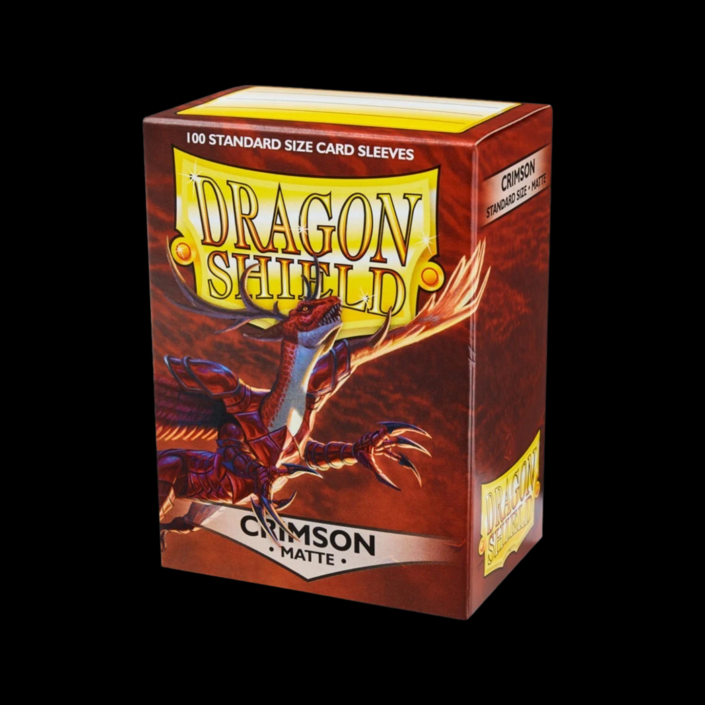 Dragon Shield Matte Crimson Sleeves 100x
