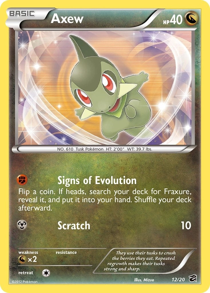 axew pokemon card Axew (12) (12/20) (DRV) – Card Dynasty