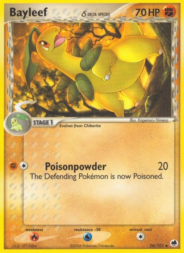 Bayleef (Delta Species) (26/101) (DF)