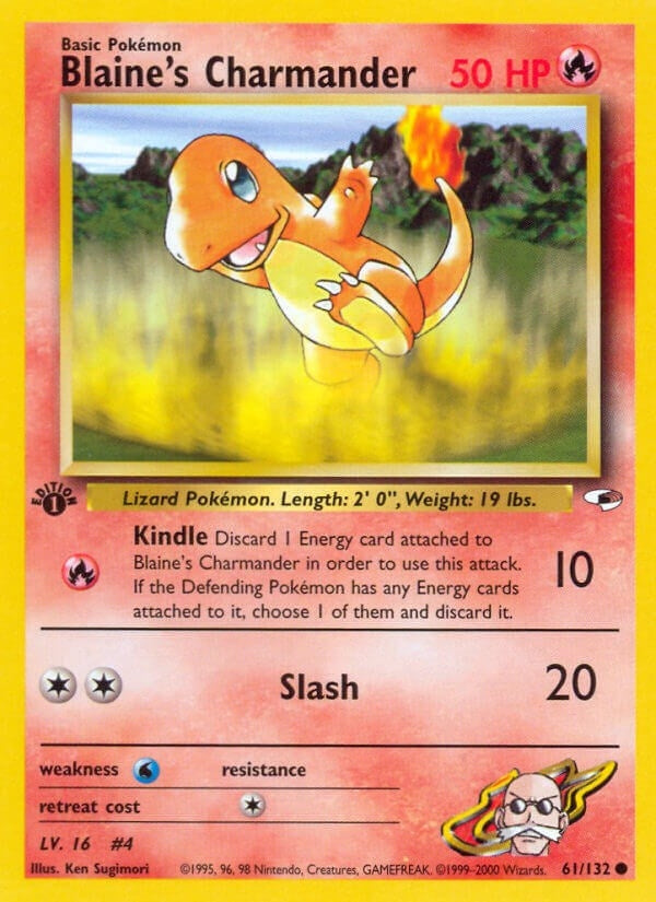 Blaine's Charmander (061/132) (G1)