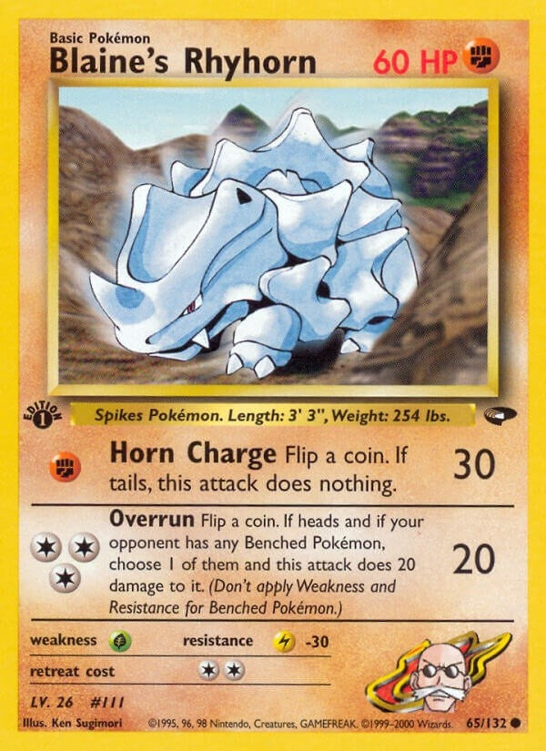 Blaine's Rhyhorn (065/132) (G2)