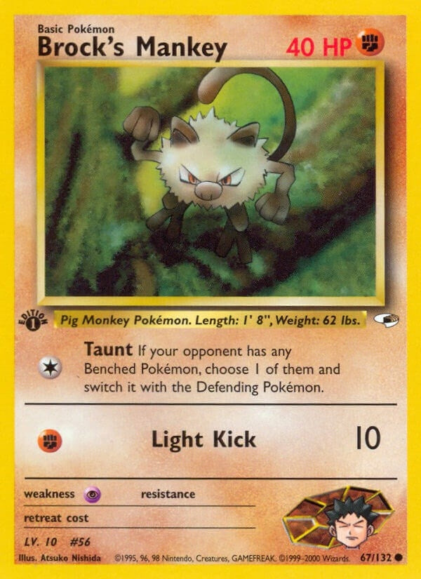 Brock's Mankey (67) (067/132) (G1)