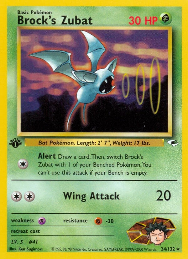 Brock's Zubat (24) (024/132) (G1)