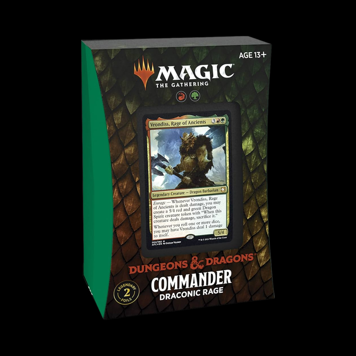 MTG Magic The Gathering Adventures In The Forgotten Realms Draconic Rage Commander Deck