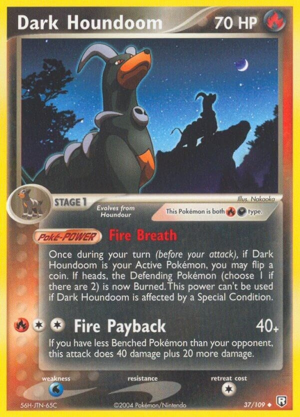 Dark Houndoom (37/109) (RR)