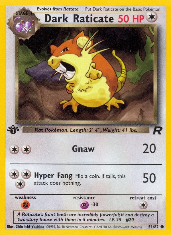 Dark Raticate (51/82) (TR)