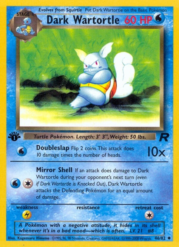 Dark Wartortle (46/82) (TR)