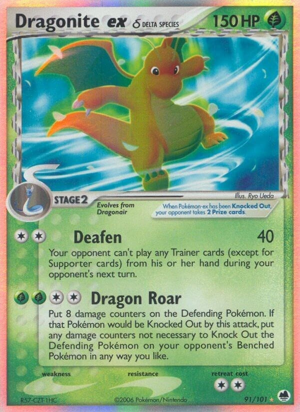Dragonite ex (Delta Species) (91/101) (DF)