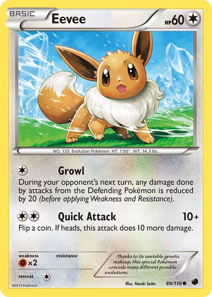 Eevee (89) (89/116) (Plasma Freeze) (PLF)