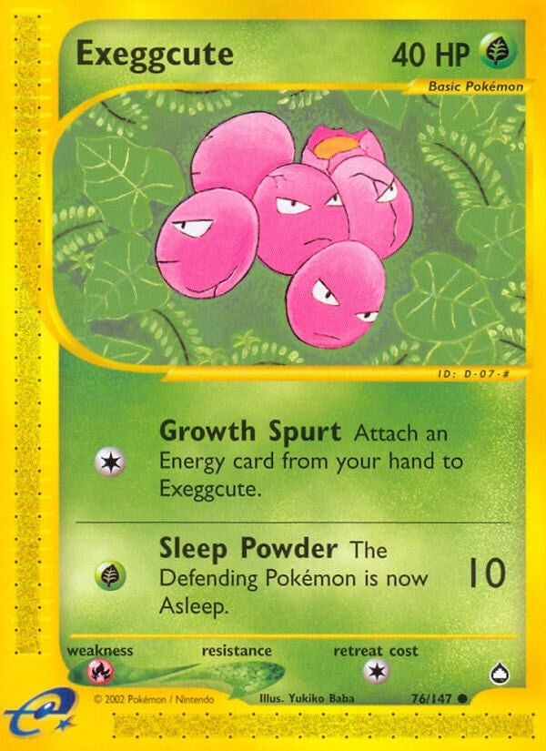 Exeggcute (76) (076/147) (AQ)