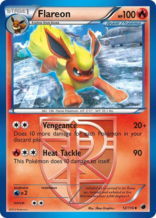 Flareon (Team Plasma) (12/116) (Plasma Freeze) (PLF)