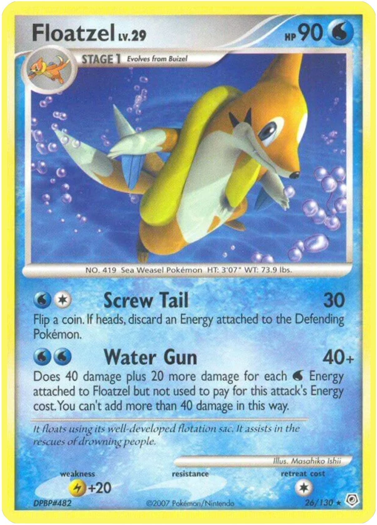 Floatzel (26/130) (DP)