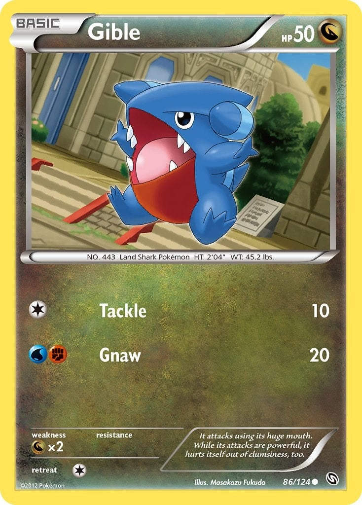 Gible (86) (86/124) (DRX)
