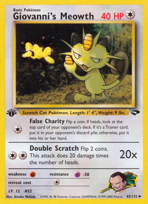 Giovanni's Meowth (43) (043/132) (G2)