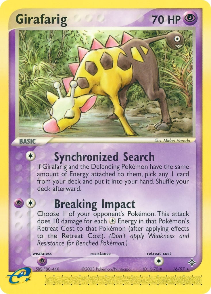 Girafarig (16/97) (DR)