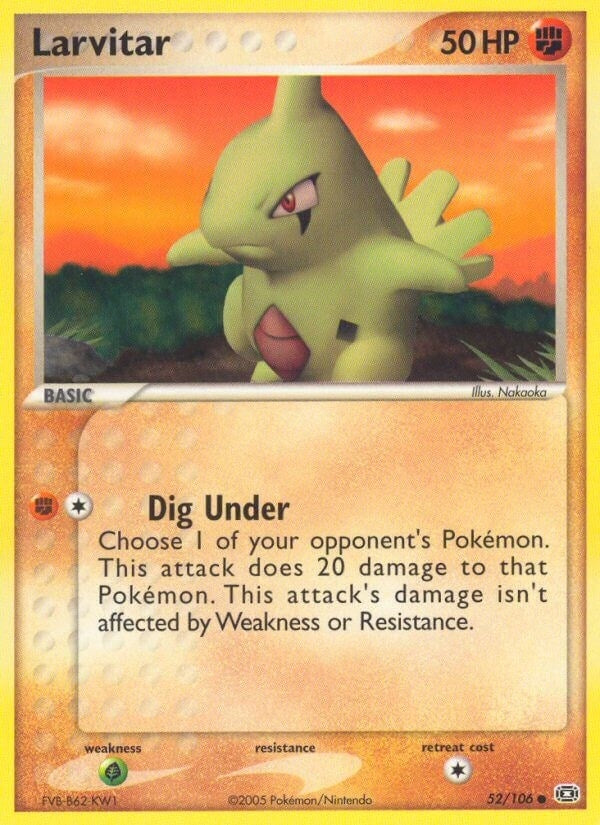Larvitar (52/106) (EM)