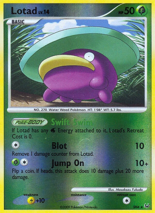 Lotad (Shiny) (SH4) (Platinum) (PL)