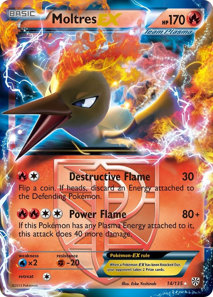 Moltres EX (Team Plasma) (14/135) (PLS)