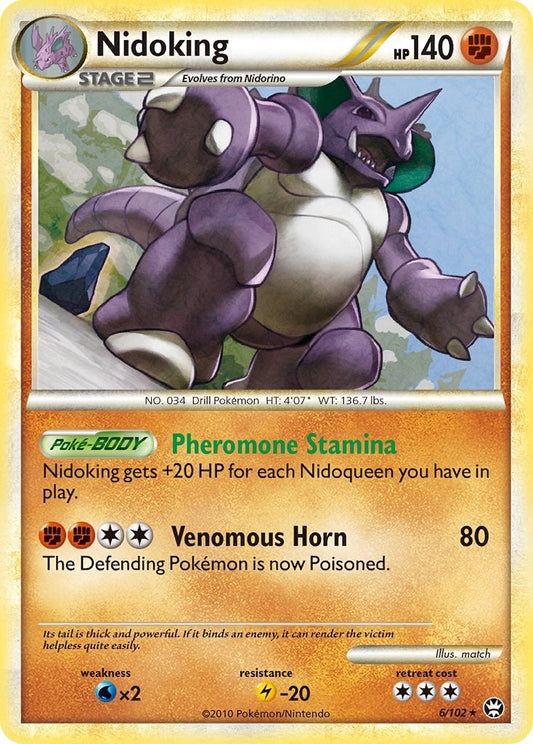 Nidoking (6/102) (Triumphant) (TM)