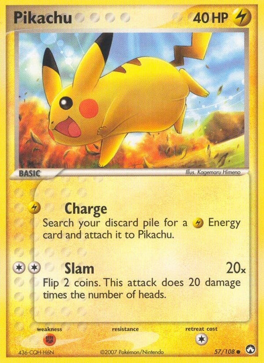 Pikachu (57/108) (Power Keepers) (PK)