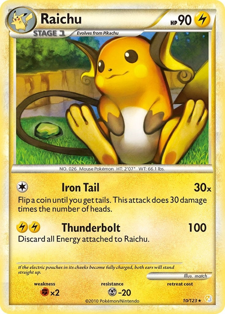 Raichu (10/123) (HS)