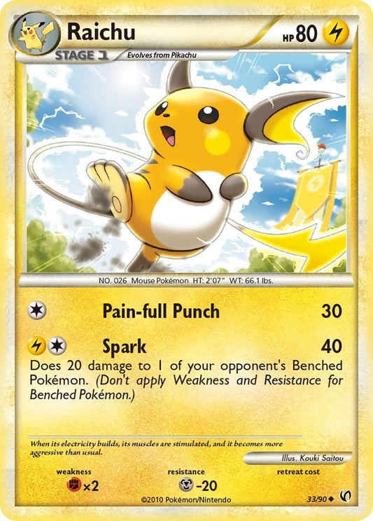 Raichu (33/90) (Undaunted) (UD)