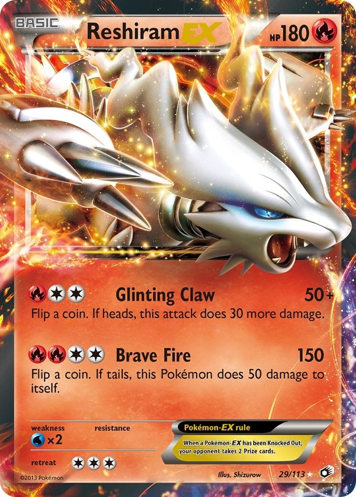 Reshiram EX (29/113) (LTR)