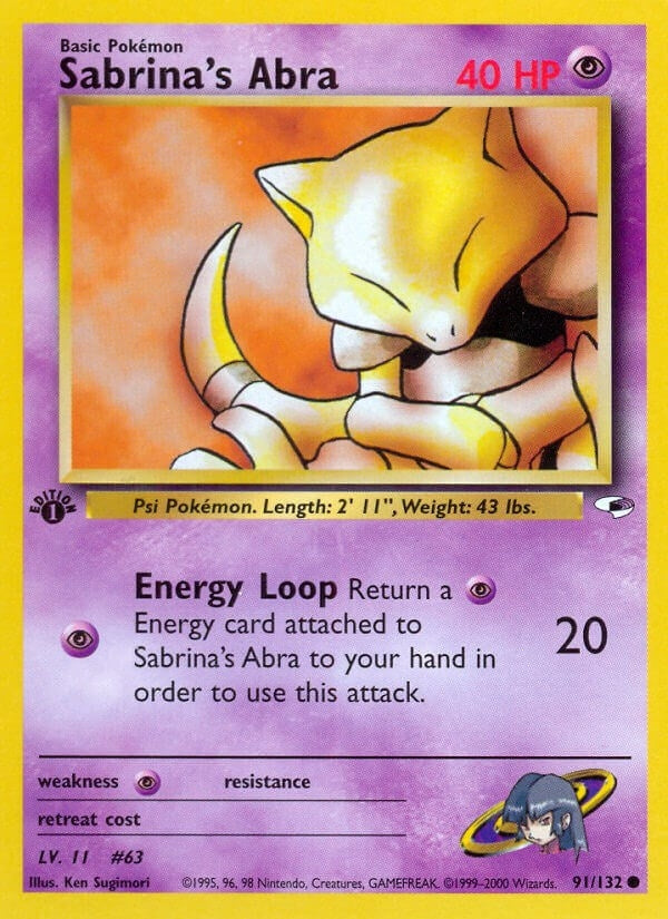 Sabrina's Abra (091/132) (G1)