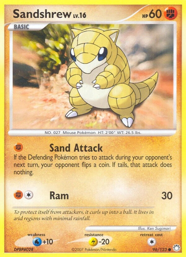 Sandshrew (96/123) (MT)