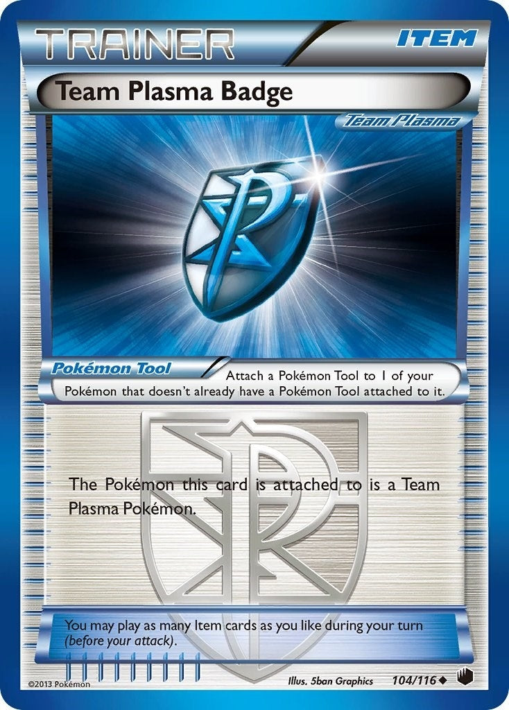 Team Plasma Badge (Team Plasma) (104/116) (PLF)
