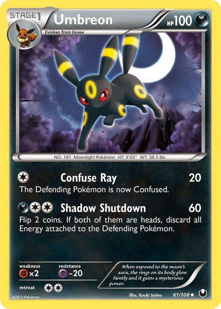 Umbreon (61) (61/108) (DEX)