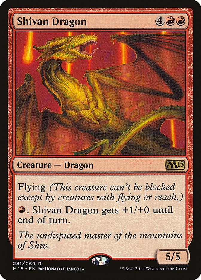 Shivan Dragon (281) (M15)