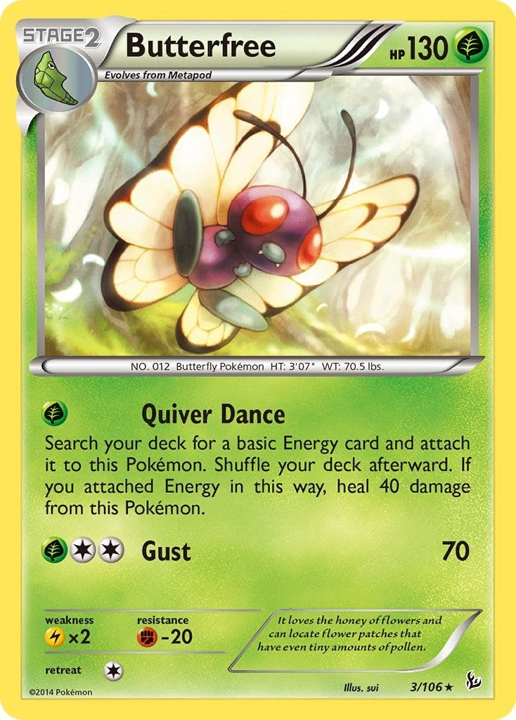 Butterfree (3/106) (FLF)