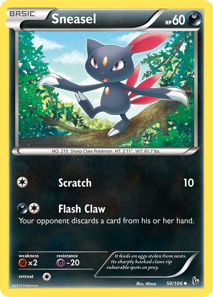 Sneasel (50) (50/106) (FLF)