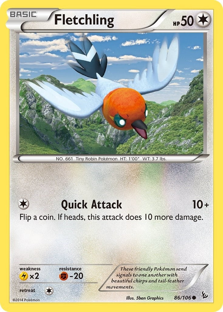 Fletchling (86/106) (FLF)